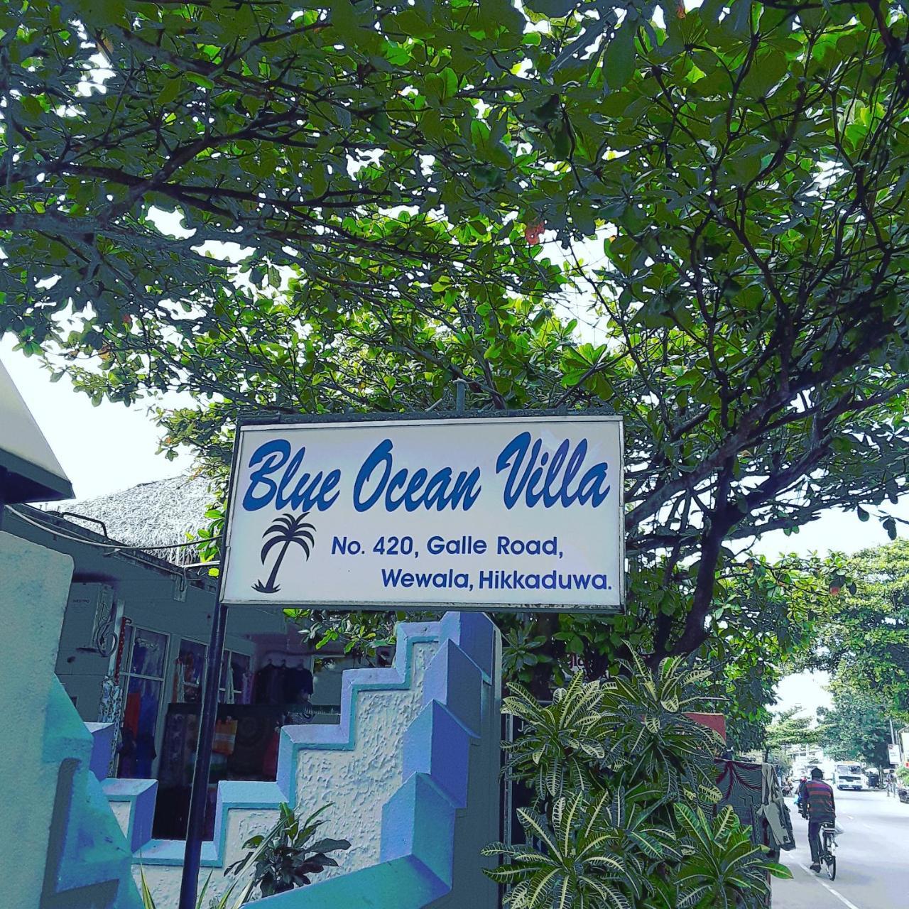 Blue Ocean Villa Hikkaduwa Exterior foto